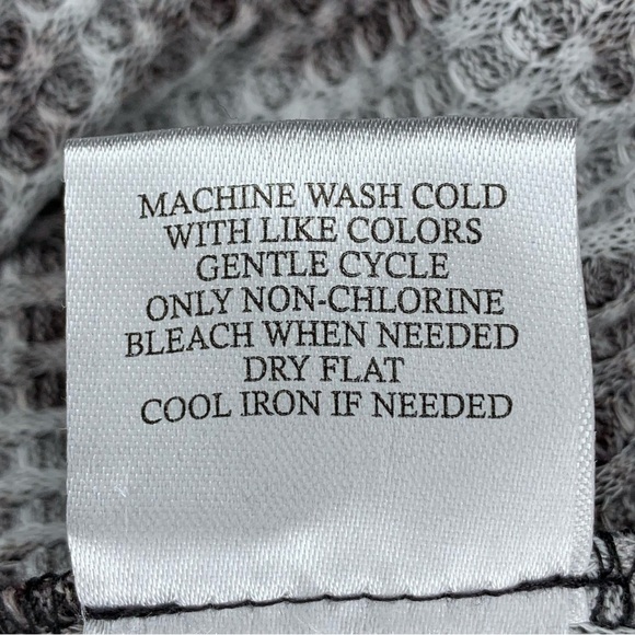 M Como Vintage Beige Leopard Print Cowlneck Pullover Medium Stretch 8 10 - Picture 9 of 9